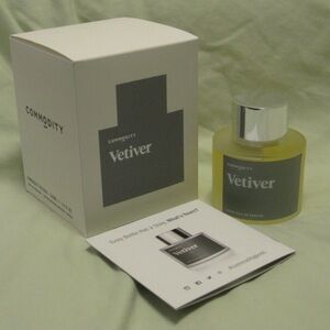 Commodity Fragrance 'Vetiver' 3.4oz Full Sz Bottle EDP Authentic NIB